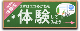 エコめがね体験版 まずはエコめがねを体験してみよう